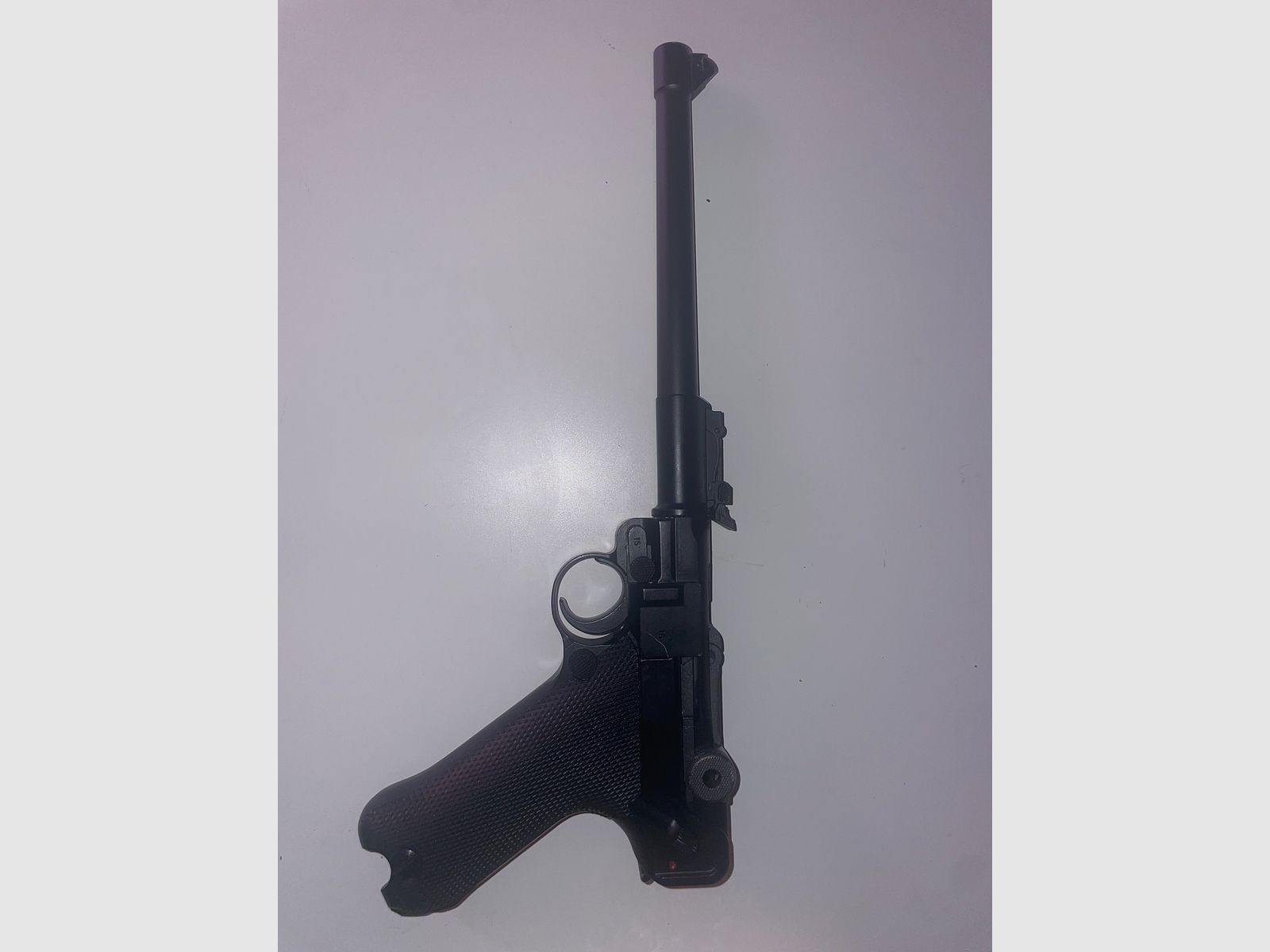 P08 GBB de WE, Drum Mag, Nuprol premium Gas Rojo