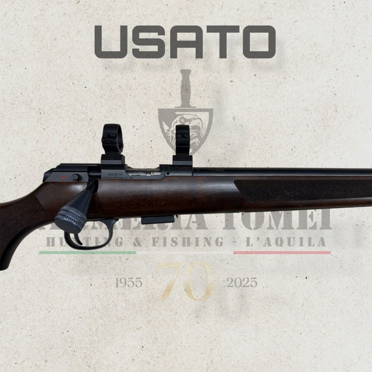 USED – RIFLE – CZ MOD. 457 VARMINT cal. 22LR, image 2 of 6