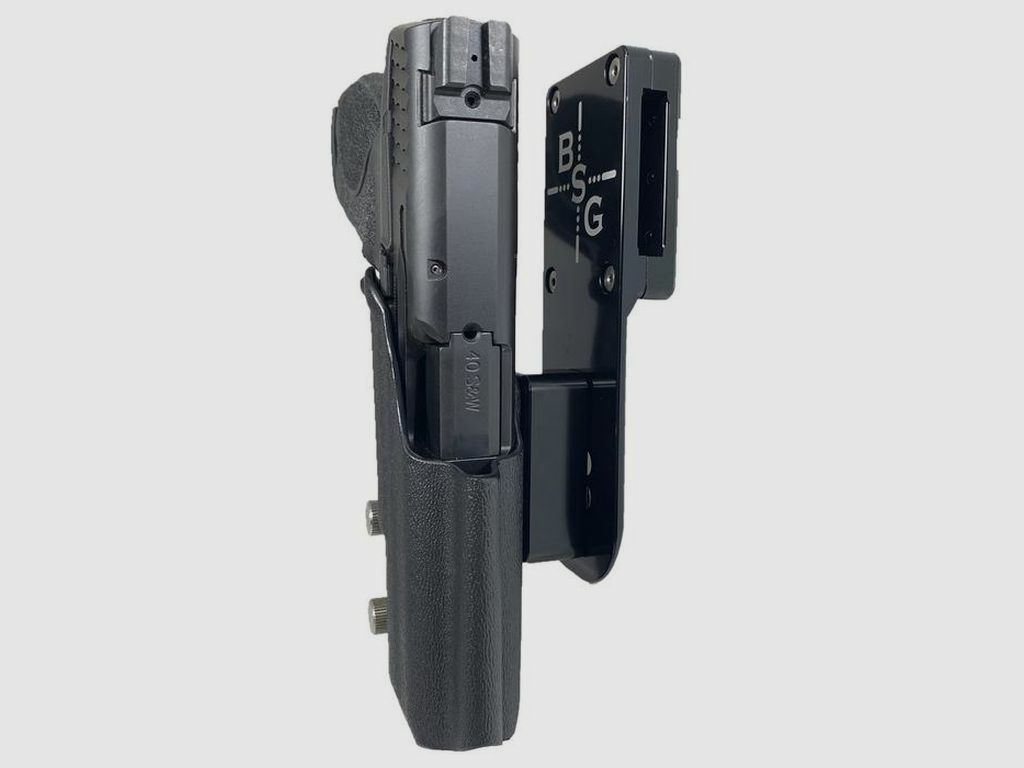 Futteral Black Scorpion Fundas OWB Pro Competition HD S&W-MP9-5″-Kohle Schwarz