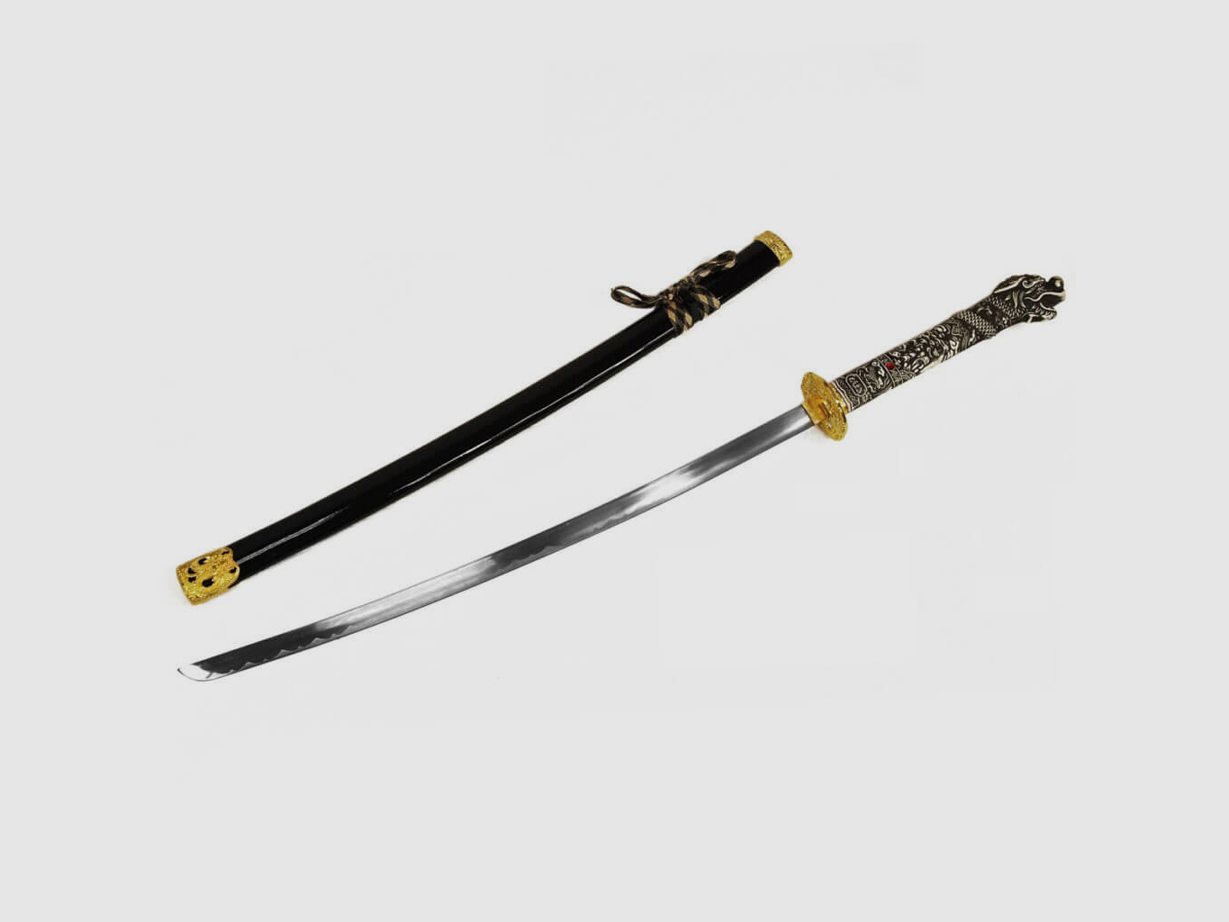 Katana Connor MacLeod espada con cabeza de dragón