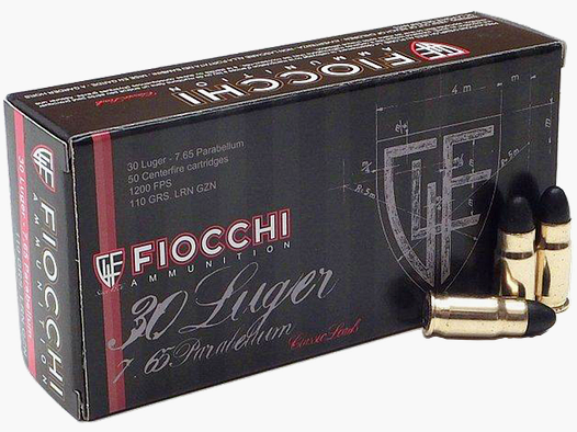 Fiocchi 7.65mm Parabellum / 30 Luger FMJ – 50 Pack