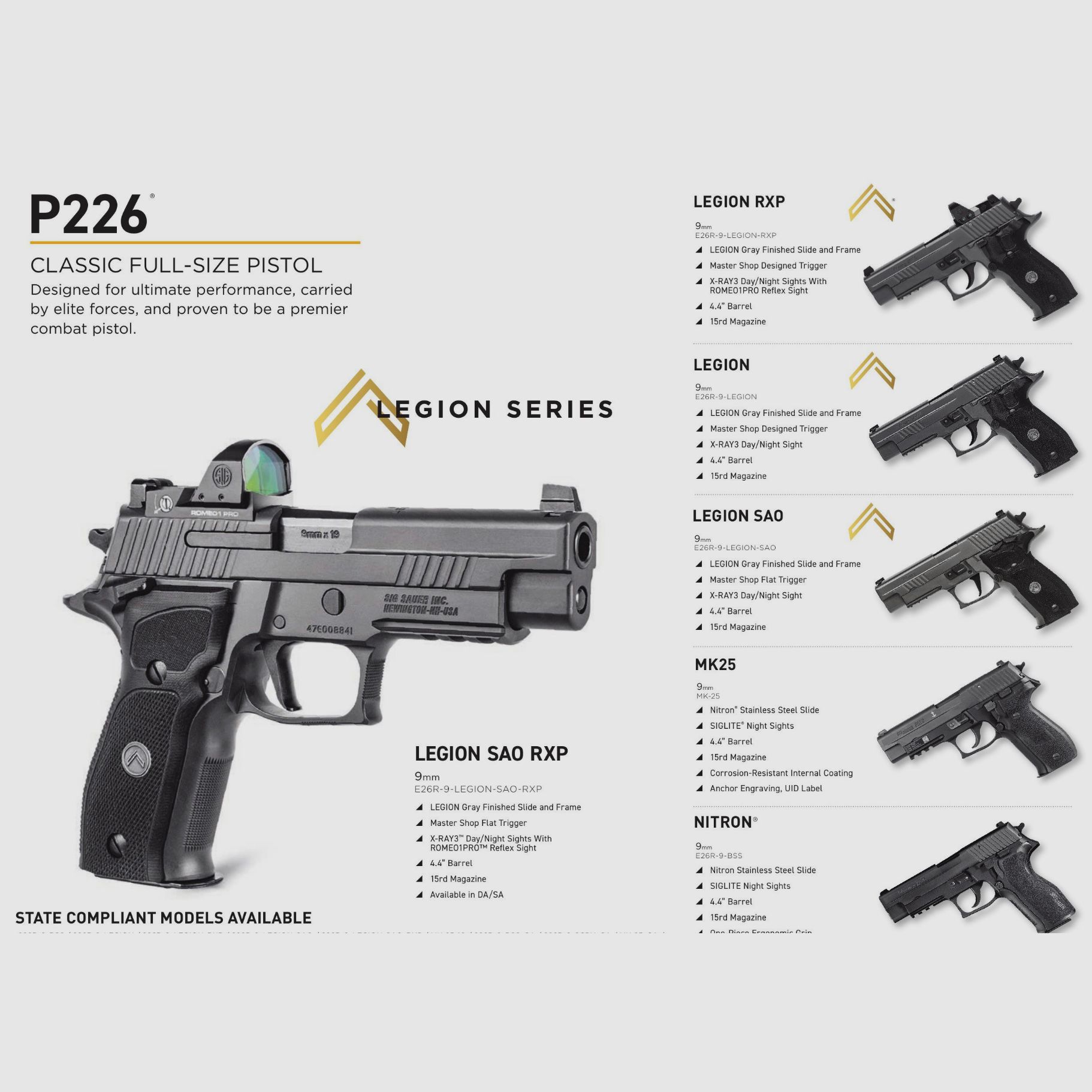 SIG SAUER / SEMIAUTOMATISCHE PISTOLE / ALLE MODELLE, Bild 8 von 15