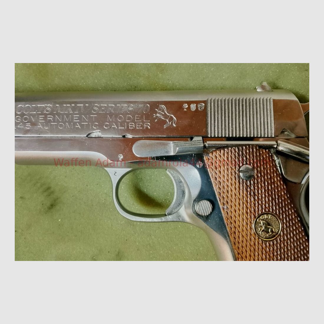 Colt MK IV/Serie`s 70 Government Nickel