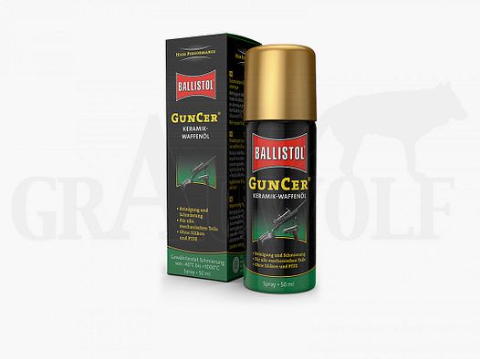 Ballistol GUNCER Ceramic Gun Oil Spray 50 ml