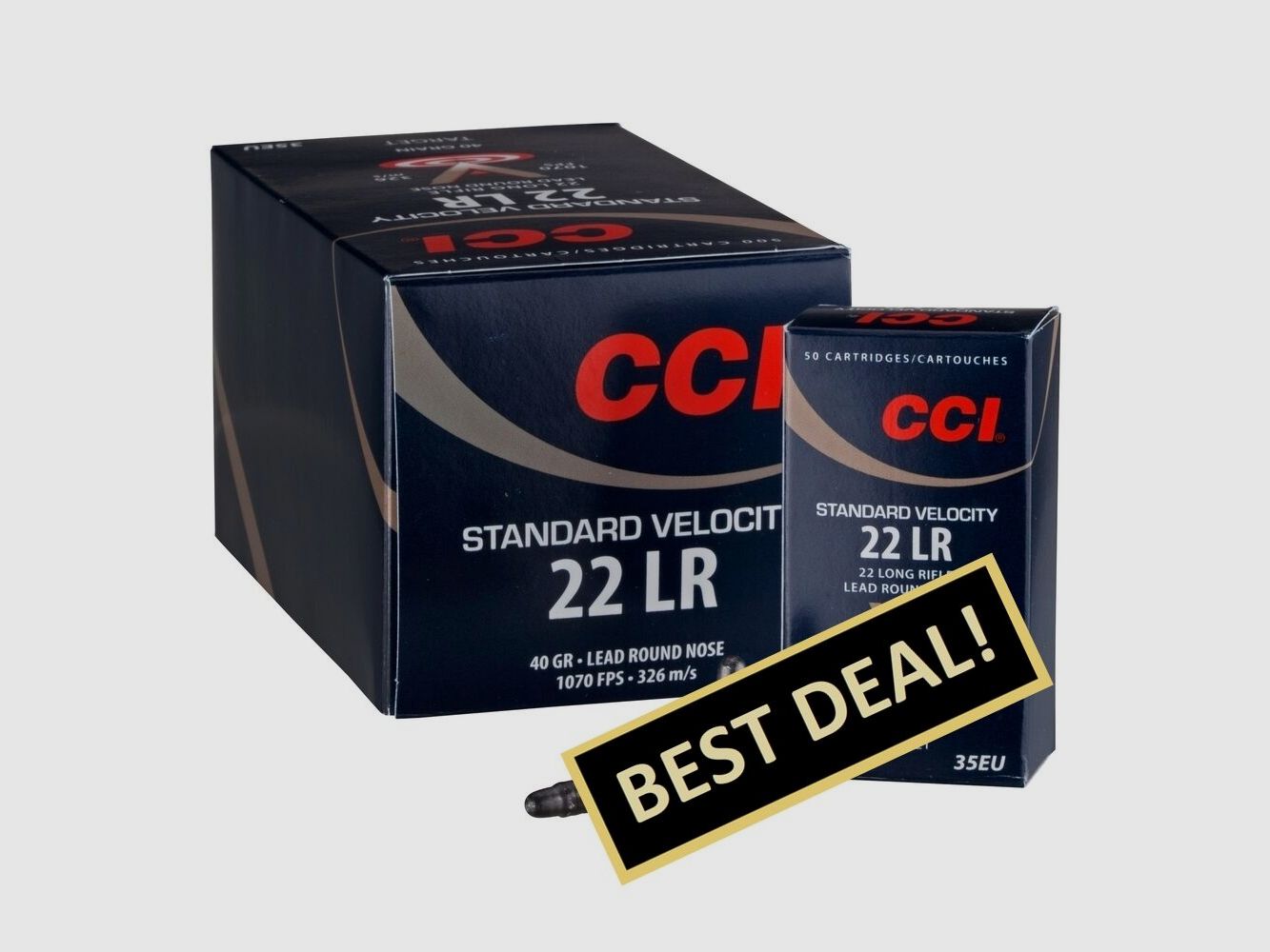 CCI Standard Velocity 2,6g/40grs. .22 lfB.