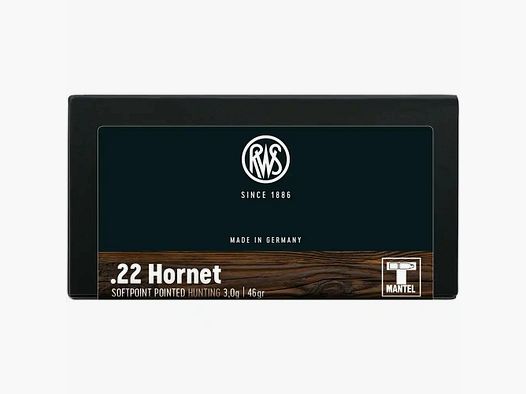 RWS .22 Hornet TMS 46grs / 3,0g