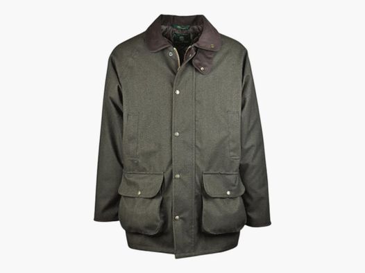 Oxford Blue Hamilton Brown Jacke