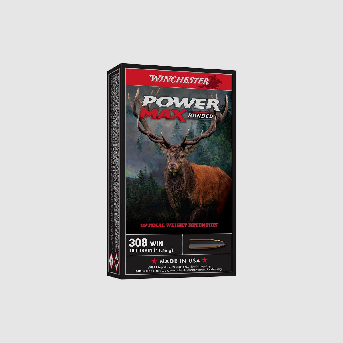 AM.KUL. .308 Win Winchester 180 gr PowerMax (1 Packung mit 20 Stück), Bild 1 von 2