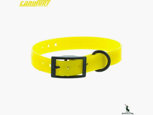 CaniHunt Collare alta Visibilità col. Giallo 2.5×0.25x60cm