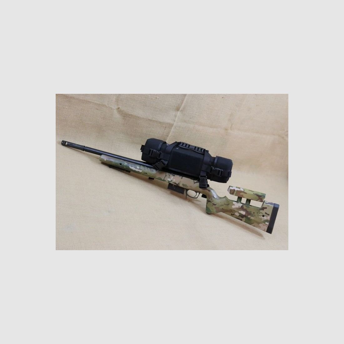 Repetierbüchse, GA Precision Gladius, Mod. MCS T2-A, Kal. .308 Winchester	 Schmit & Bender 5-20 x 50 PM II Ultra Short mit Leuchtabsehen und Spuhr Blockmantage.