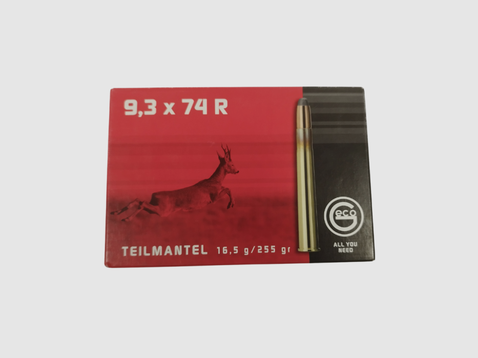 Munitions Geco 9,3x74R TM 16,5 g, image 1 sur 3