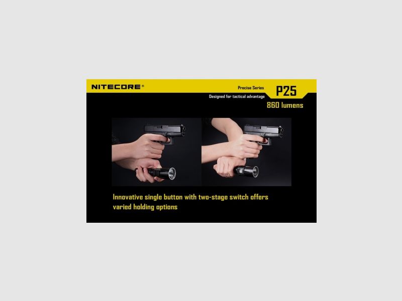 Latarka Nitecore P25 Smilodon 860 Lumenów, zdjęcie 12 z 28