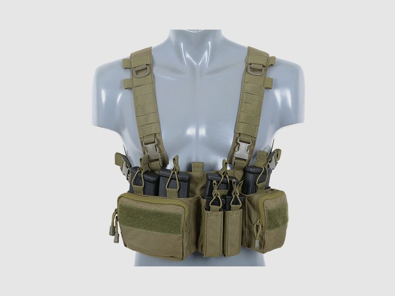 Buckle Up Recce/Sniper Chest Rig - Olive [8FIELDS]