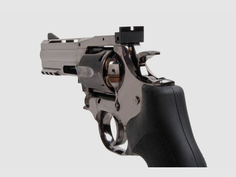 Dan Wesson 715 4" Silber 4,5mm BB Druckluft Co2