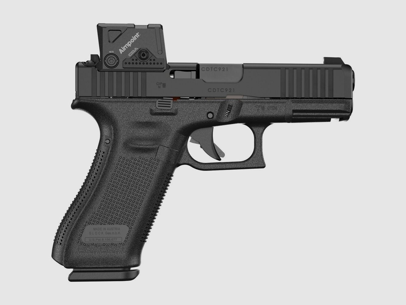 Glock Pistol 45 Gen5 MOS/FS A-CUT Combo 9 mm Luger