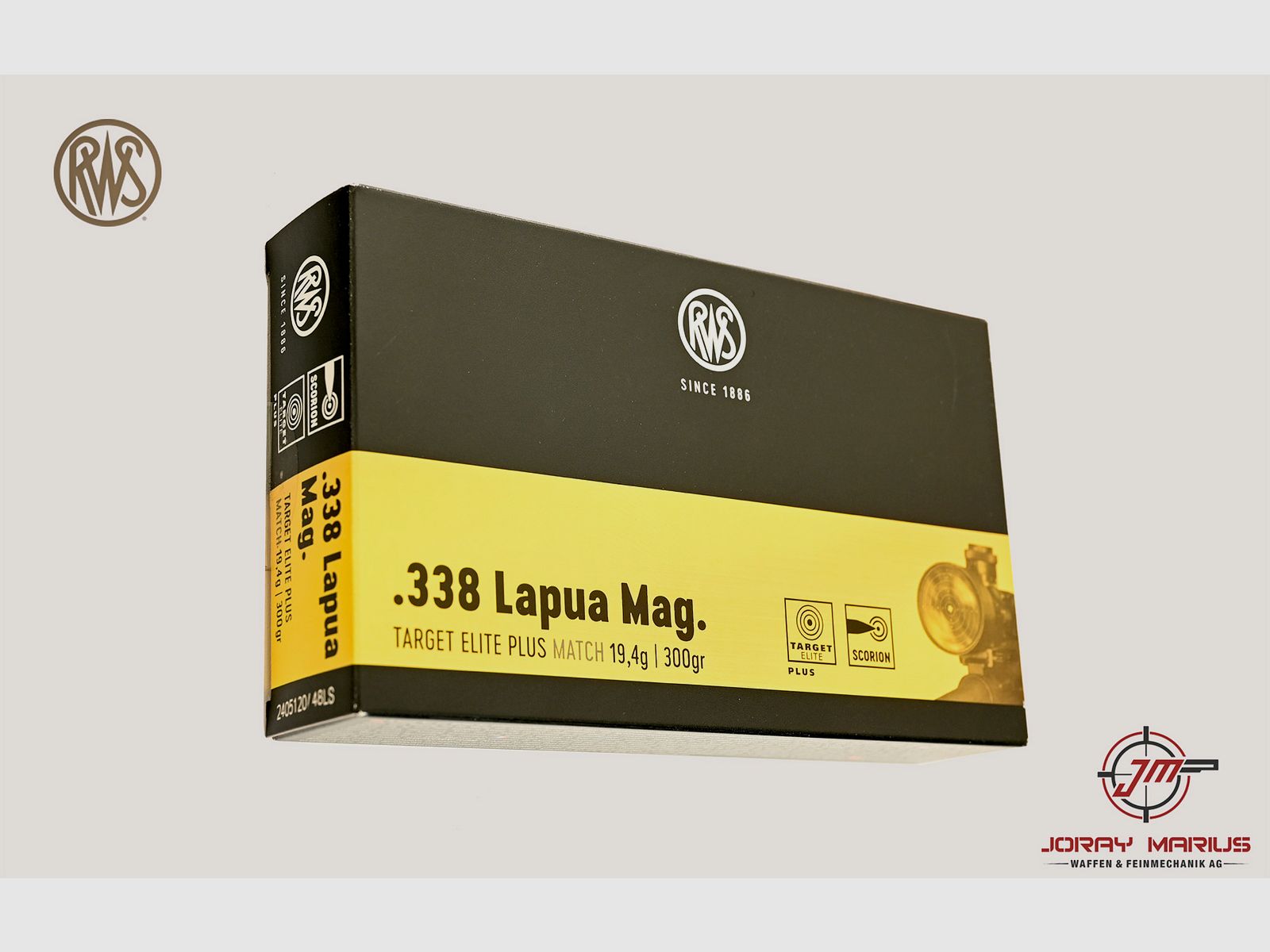 .338 Lapua Magnum RWS 19.4g 300gr Target Elite Plus Match