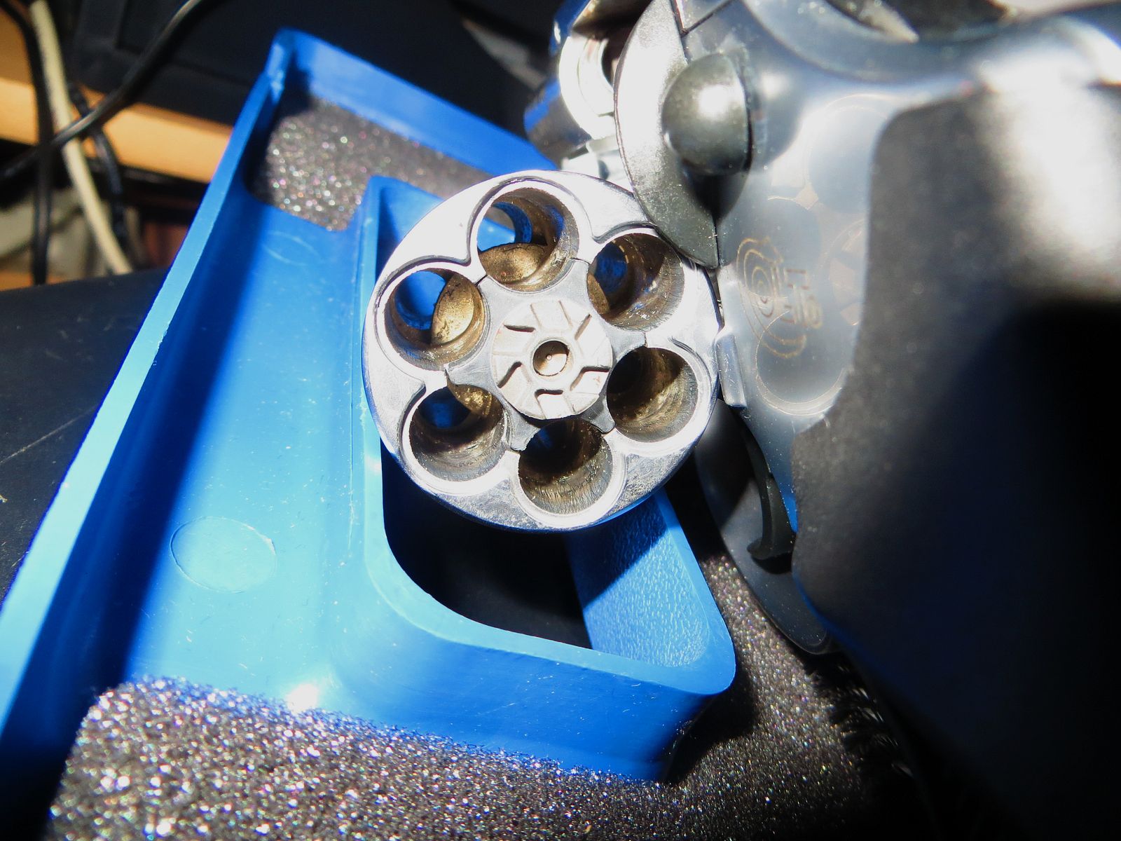 COLT Detective Spezial (Nickel) Cal. 380 RK (9mm) Knall (ungeschossen)