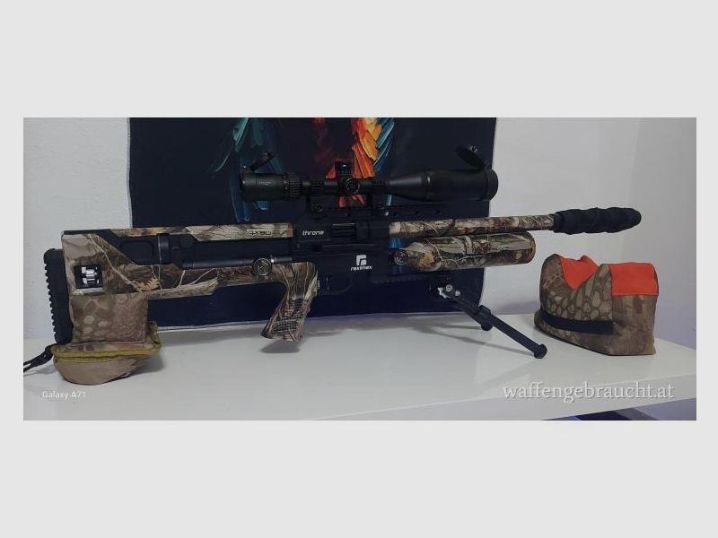 Reximex Throne 5.5mm PCP camo w tym wiele akcesoriów