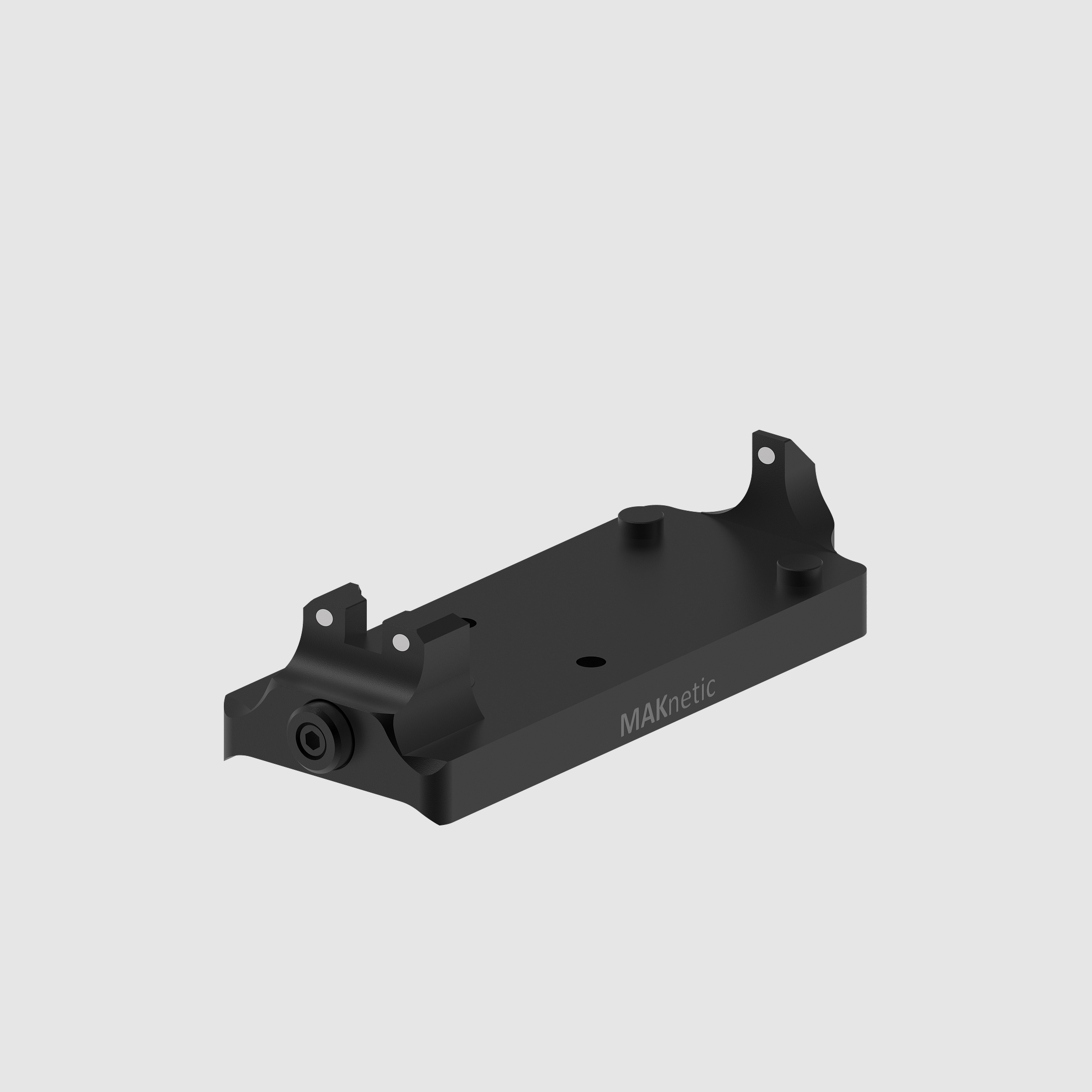 MAKnetic CS Rotpunktmontage für Kurzwaffen Glock | 17/19 Gen 3/4/5 | MAKdot SH