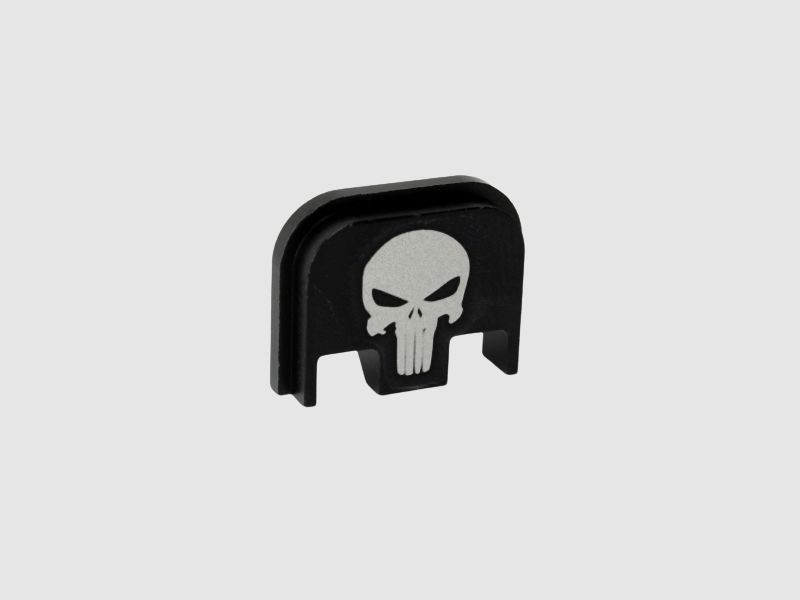 GLOCK BACKPLATE "PUNISHER" - ALU