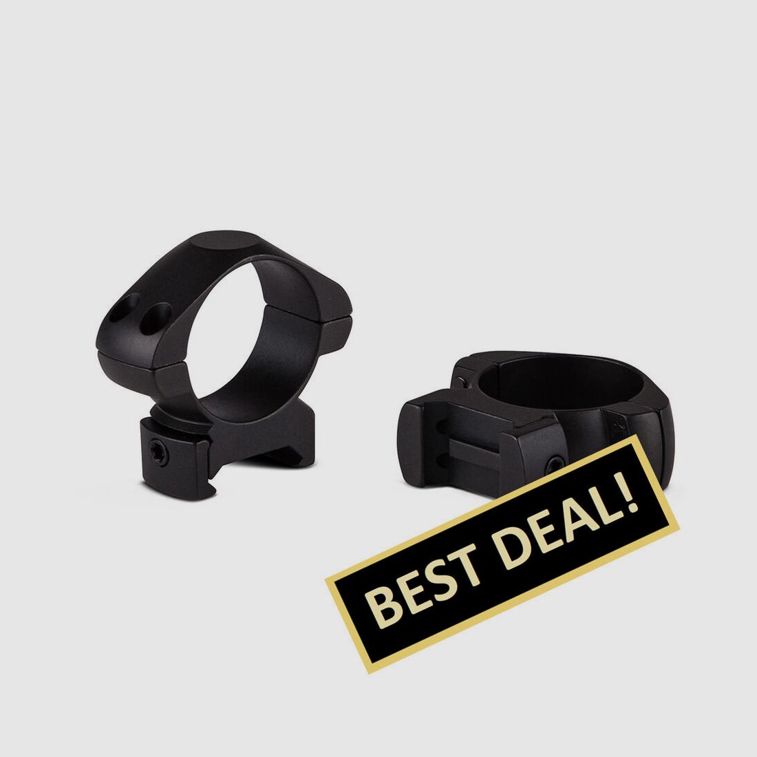 Anillos de Acero Konus de 1 pulgada (1") Bajos - 17,1 mm