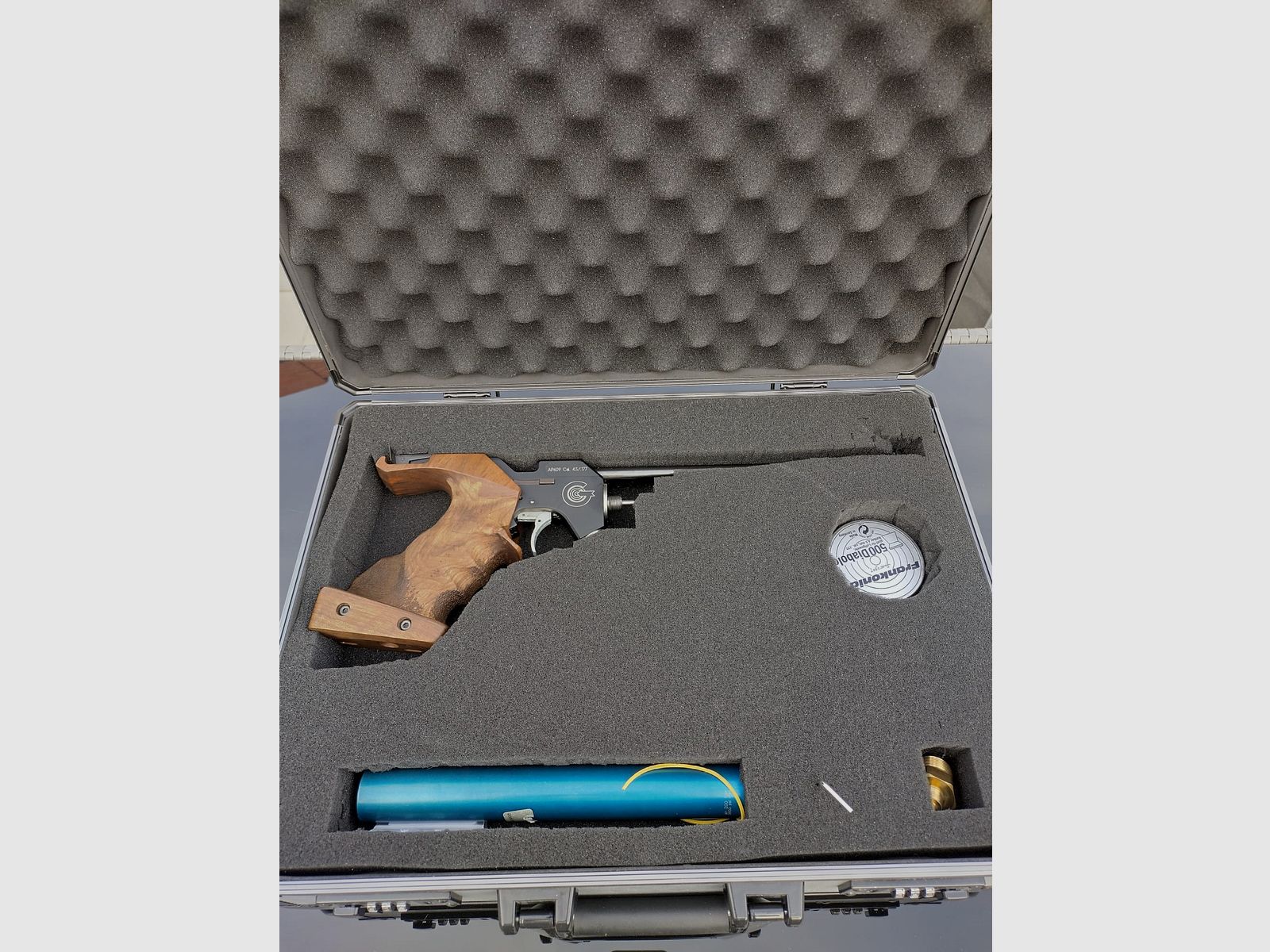 Gehmann AP 609 Match Luftpistole mit Koffer
