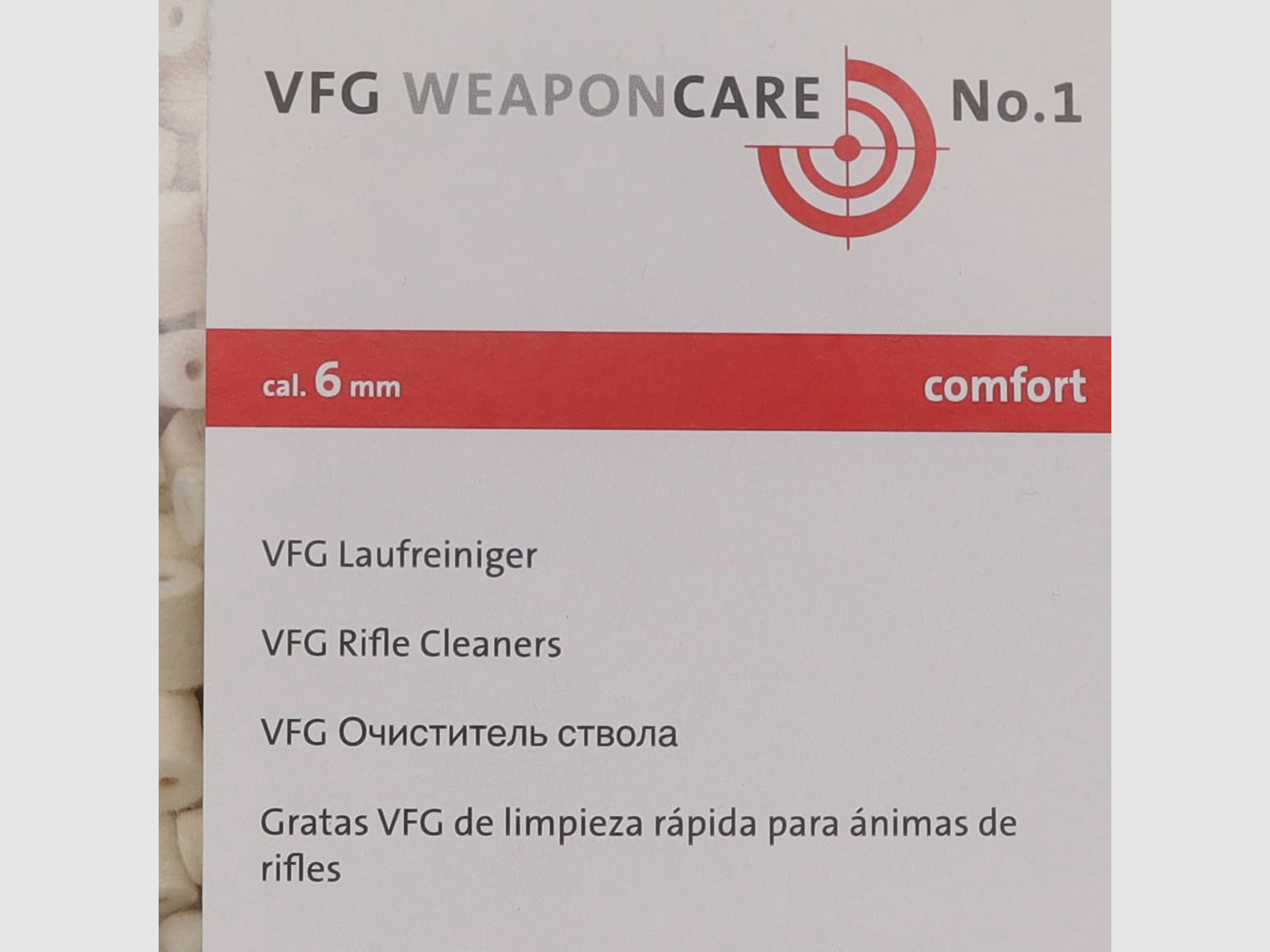 VFG Pulitore per corsa ''Comfort'' - 6mm (500 pz.)