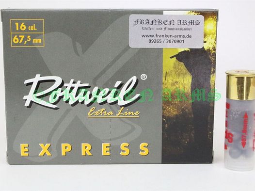 Rottweil	 Express 16/67,5 7,4mm 10Stück Staffelpeise
