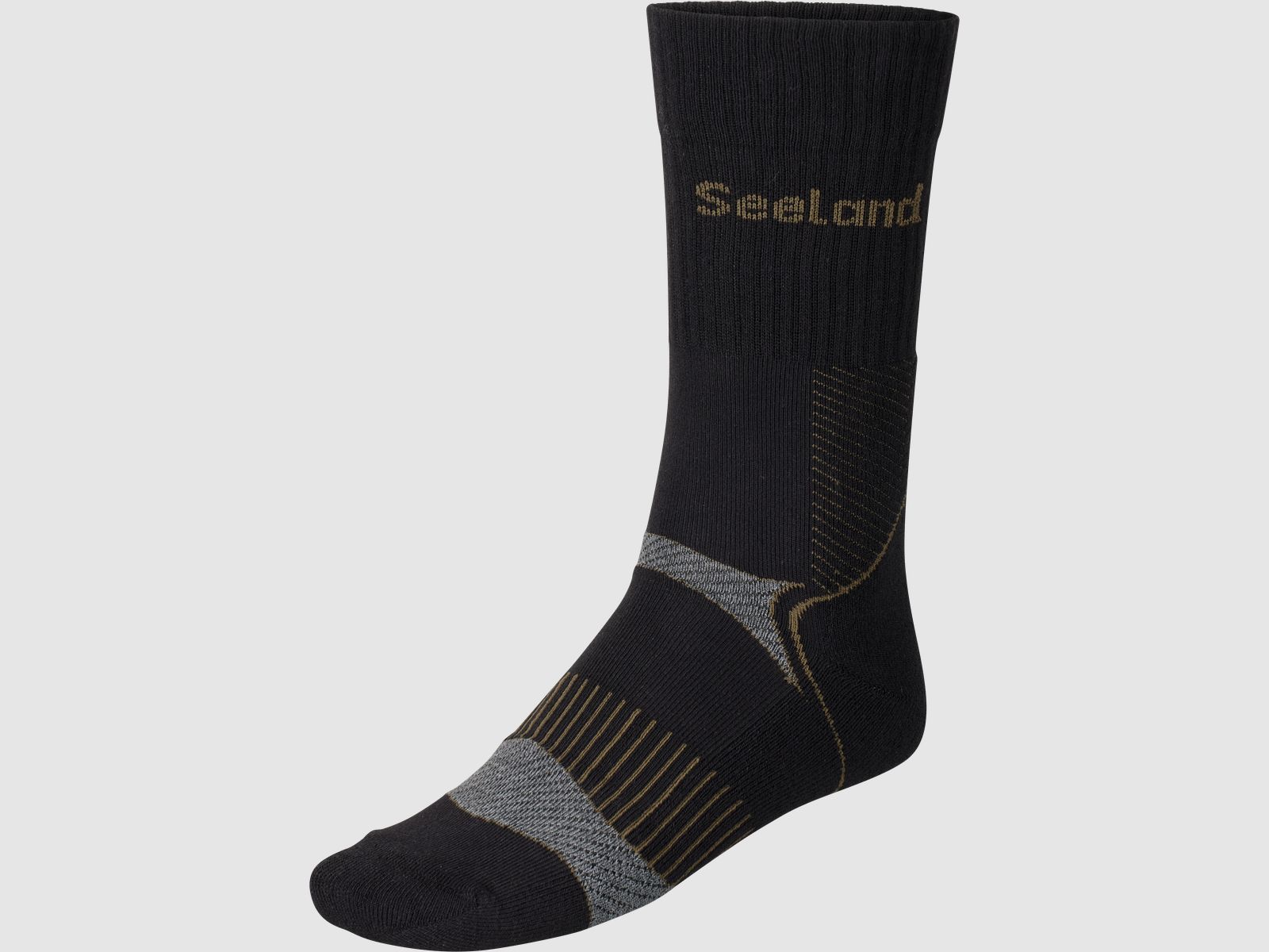 Seeland Field Coolmax-Socke - 2er Pack Herren Black/Dark Grey, 43-46