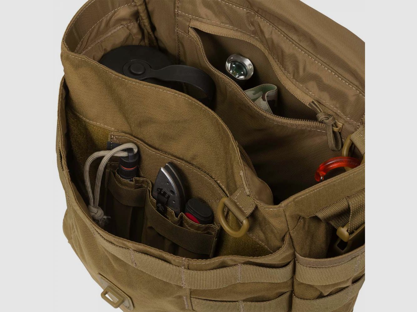 HELIKON-TEX BUSHCRAFT HAVERSACK BAG® CORDURA® OLIVE - SCHWARZ