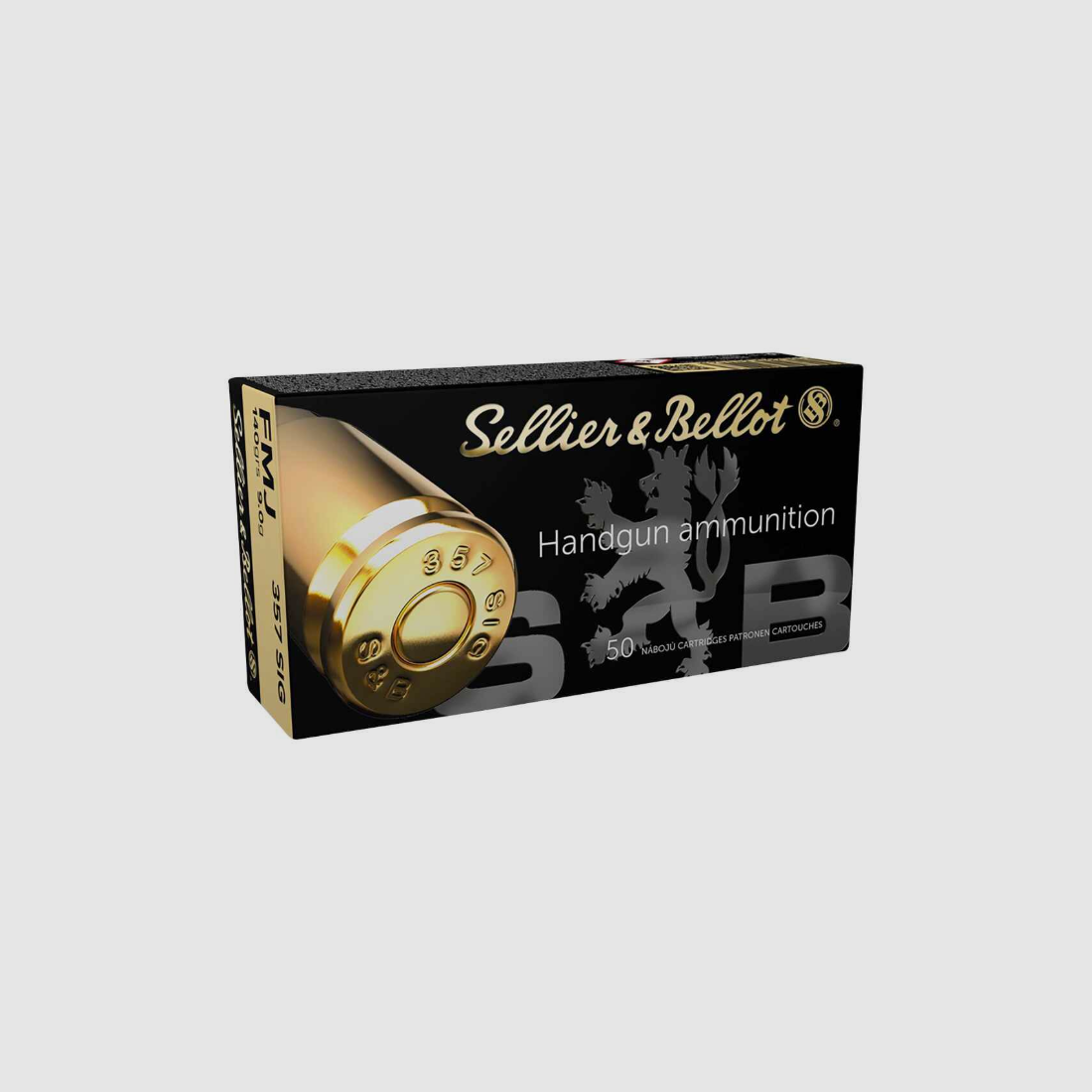 S&B .357 SIG FMJ 9.0g/140grs. 50 pcs.