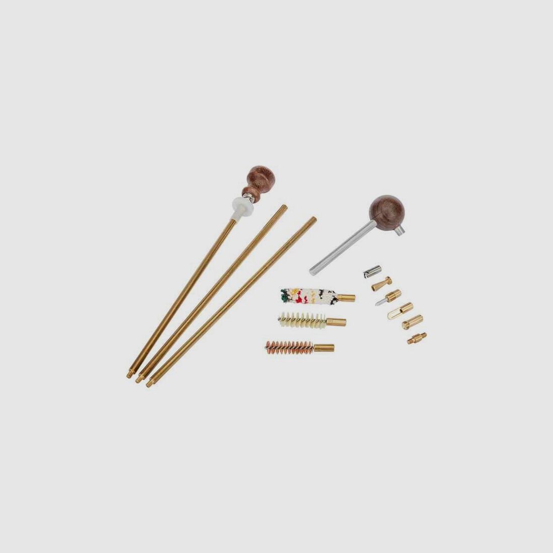 Putz- und Ladegarnitur Vorderlader Messing Kal. .50-.58