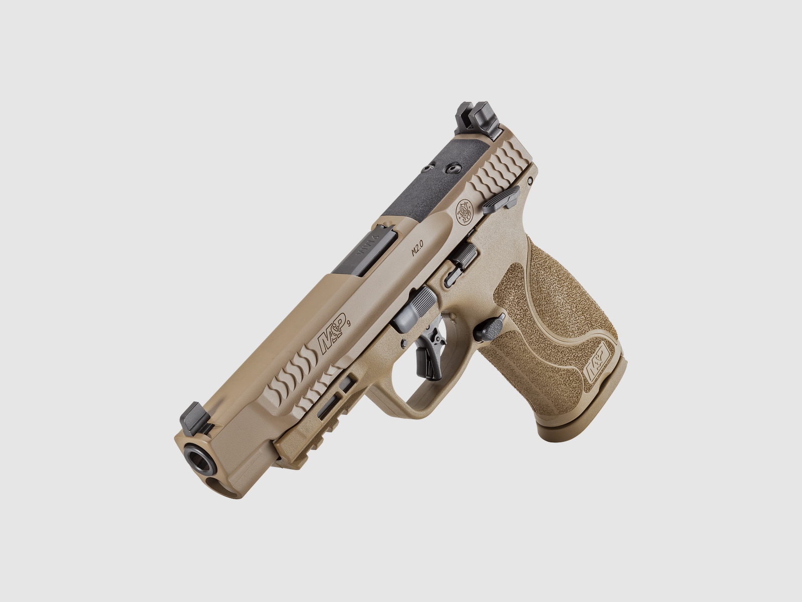 Smith & Wesson M&P9 M2.0 FDE 5″ OR pistol, image 5 of 5