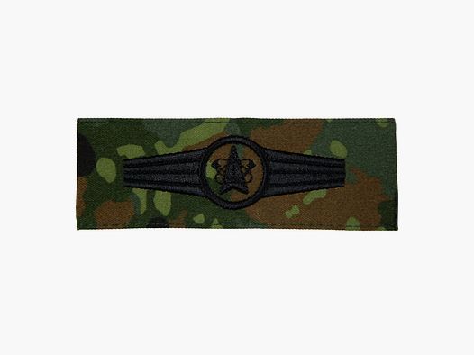 Bundeswehr Original Bundeswehr Original Tätigkeitsabzeichen Weltraumpersonal - Flecktarn/Schwarz