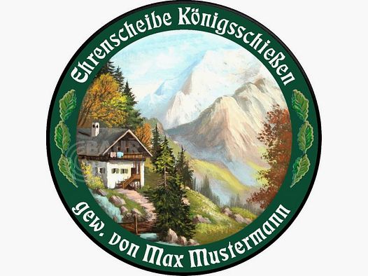 Schützenscheibe ECO-LINE Motiv 225