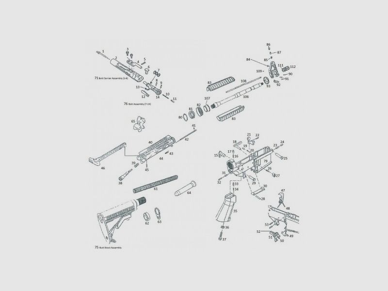 S&W MOLLA TENUTA FERMO CALCIO X MP15 M4