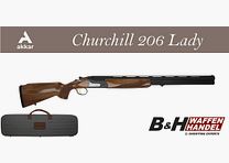 Akkar Silah Churchill 206E Lady Black LINKS / Damenflinte / Bockdoppelflinte / BDF / Stahlschrotbeschuss