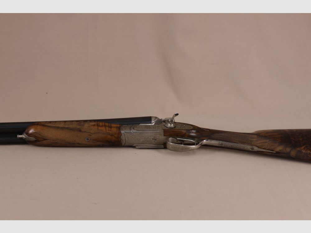 Armas Ego - Eibar Hahn - Doppelflinte // Seitenschloss // absolutes LUXUS Holz