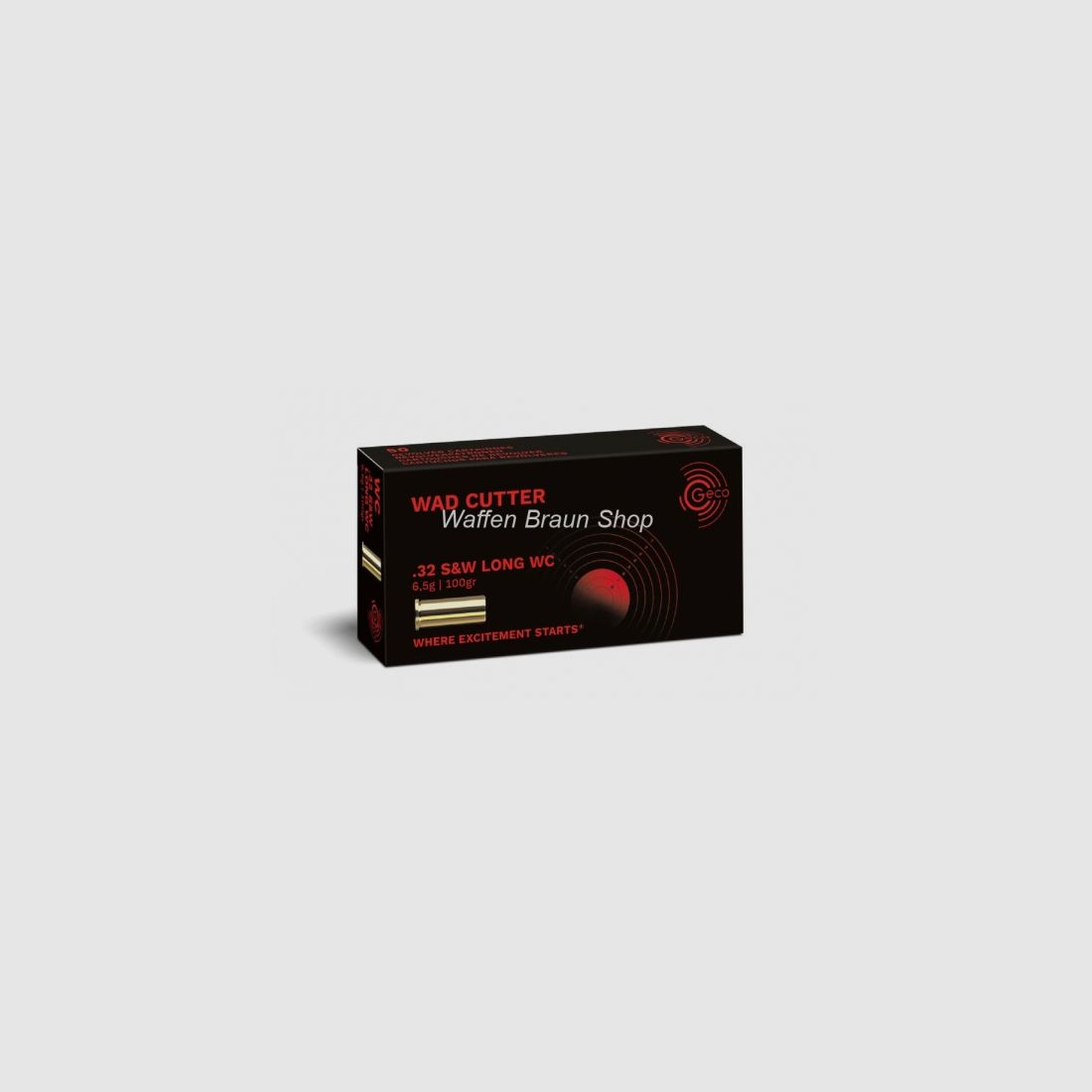 GECO PATR .32 S&W LANG WC 50 STK
