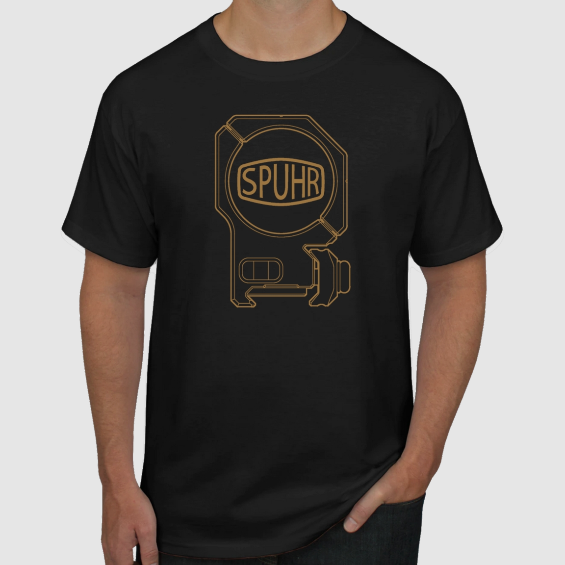 T-Shirt Spuhr czarny rozm. XXL, zdjęcie 1 z 2