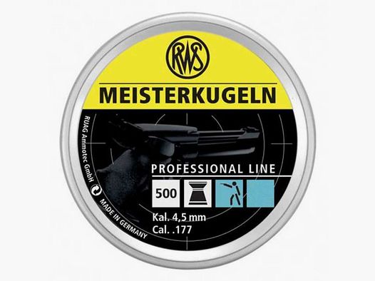 Śrut RWS Professional line Meister 4,49mm 0,45G 500szt