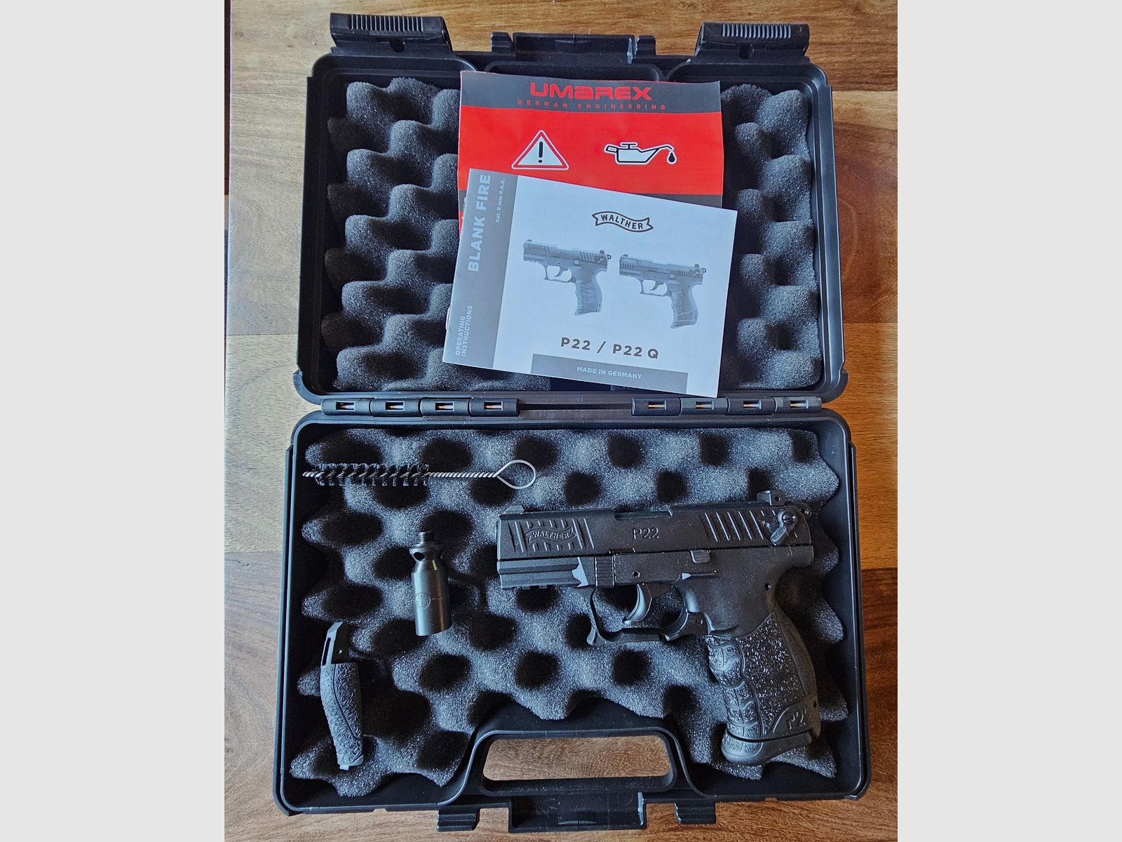 Walther P22Q  Schreckschuss cal. 9mm PAK
