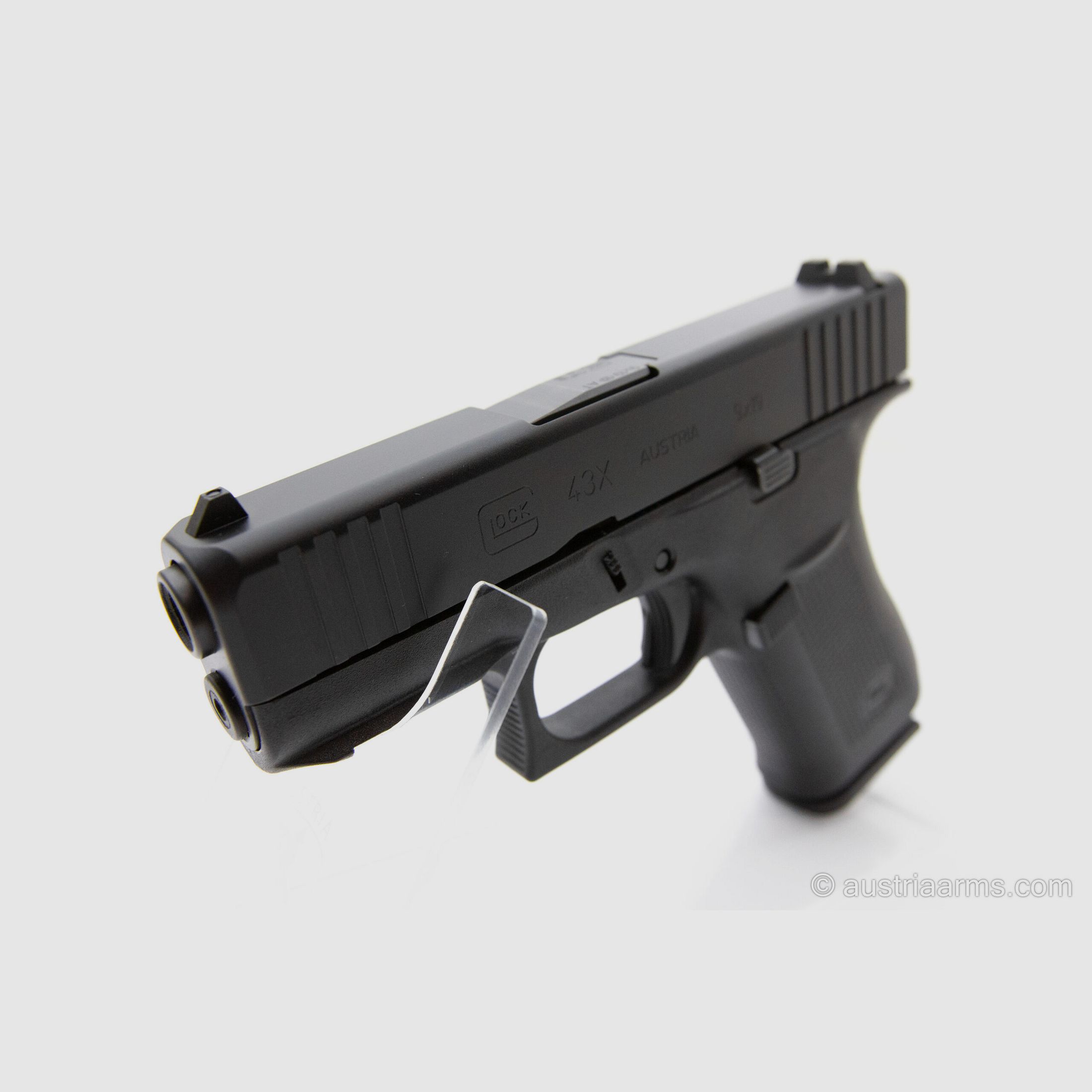 Glock 43X, neuwertige Gebrauchtwaffe, 9 x 19 mm, Bild 4 von 5