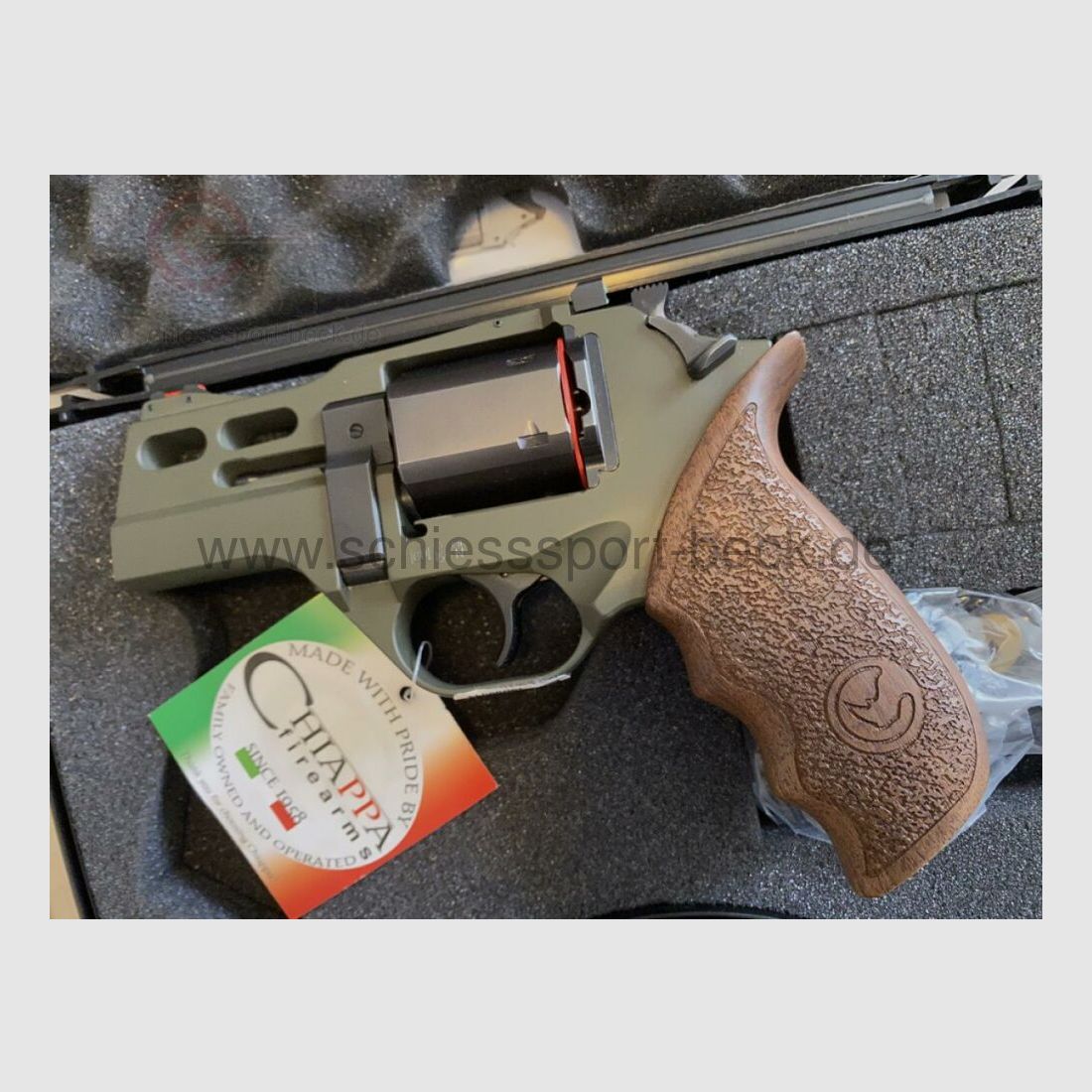 Chiappa Rhino Revolver 30DS Hunter (Green Cerakote) 357MAG/3"BBL