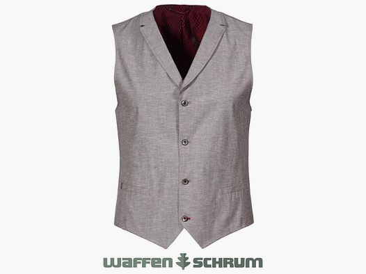 Gebrüder Weis Weste Kevin A Dunkel Beige/Hell Braun
