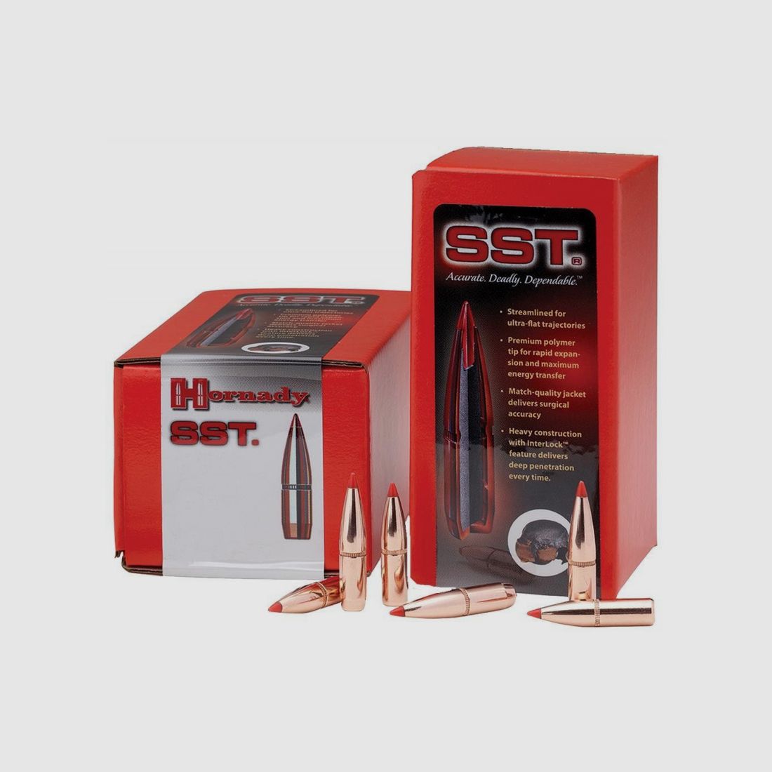 BOITE DE 100 OGIVES HORNADY 6.5MM .264 140 GRS SST