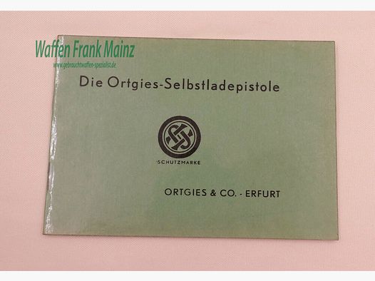 Ortgies - Prace, Erfurt Instrukcja obsługi