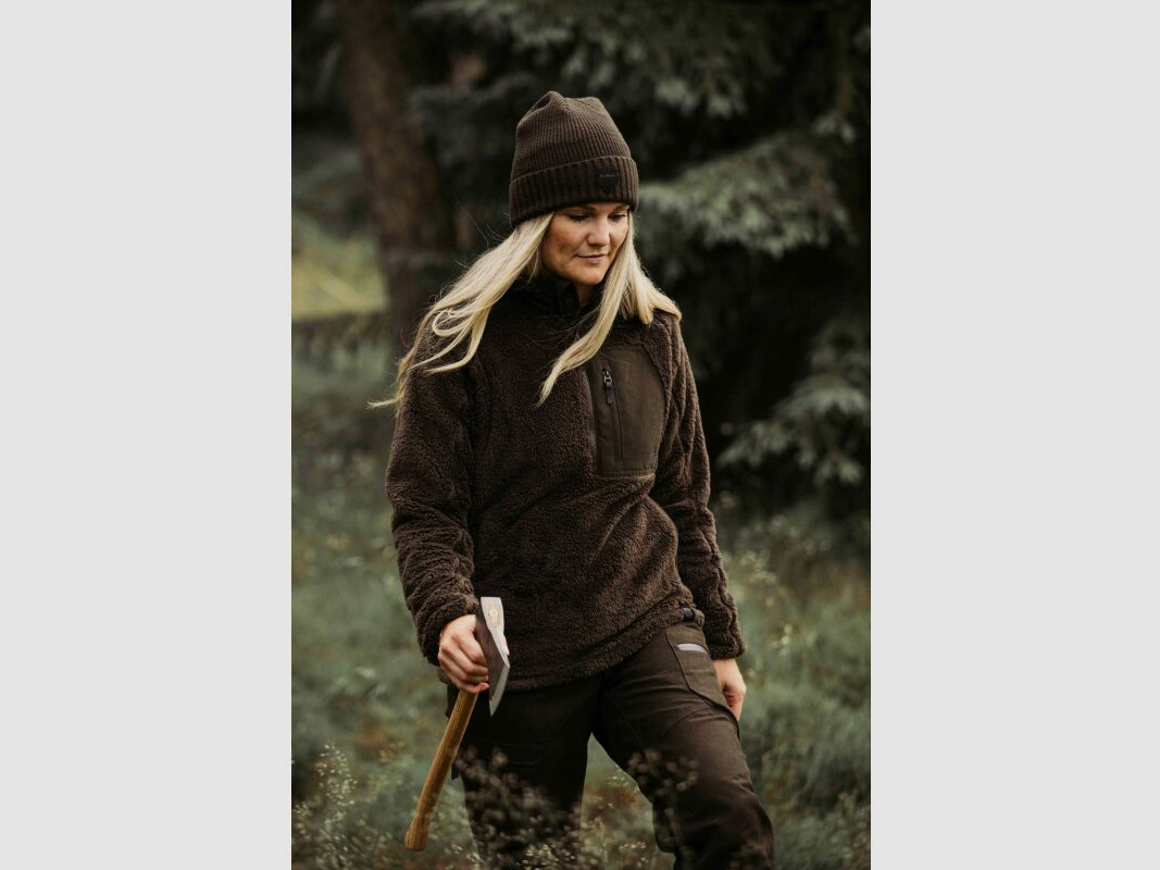 Northern Hunting Damen Fleecepullover Rikvi Grün