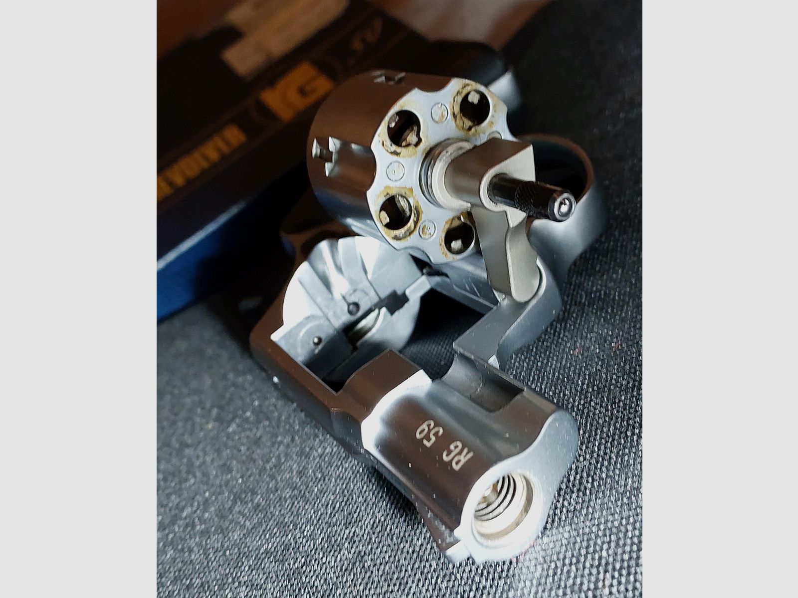 Röhm RG 59 revolver d'alarme en aluminium chrome 9 mm R.K. (PTB 735)