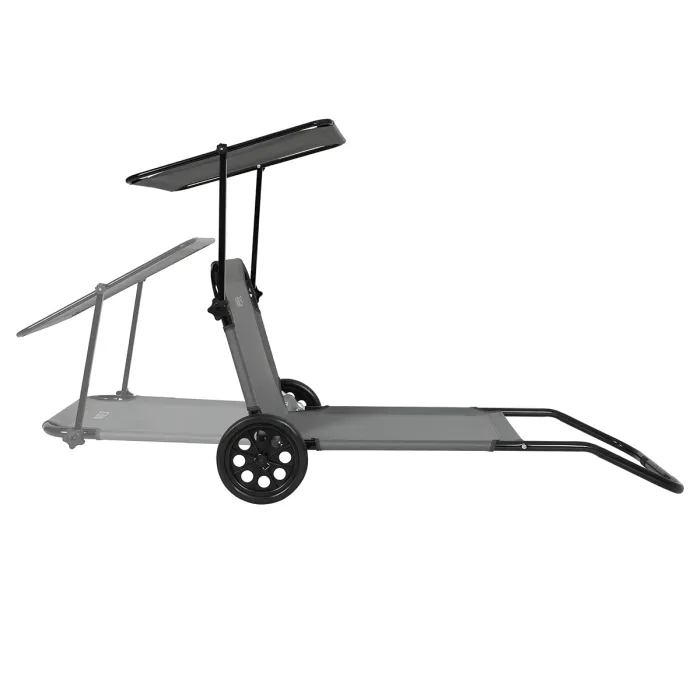 NC3307 Ligstoel in Grijs Grootte 148x52x57cm, afbeelding 2 van 7